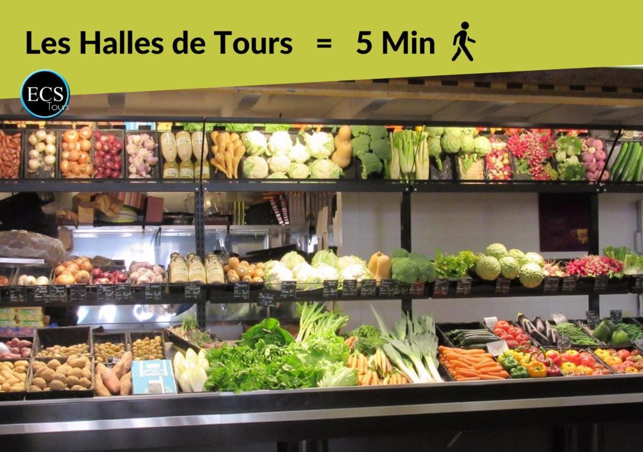 "Le Safari" - 2 Lits - Au Coeur Du Vieux Tours Apartment ภายนอก รูปภาพ